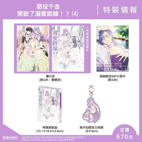 惡役千金開啟了溺愛路線！？(4) 特裝版
