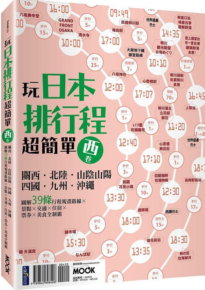  玩日本排行程超簡單【西卷】：關西．北陸．山陰山陽．四國．九州．沖繩