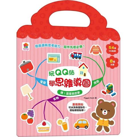 玩QQ貼學思維導圖：嘿！這是我的家