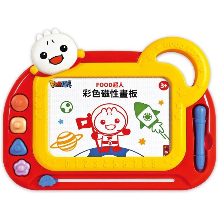  FOOD超人彩色隨身磁性畫板(紅色)