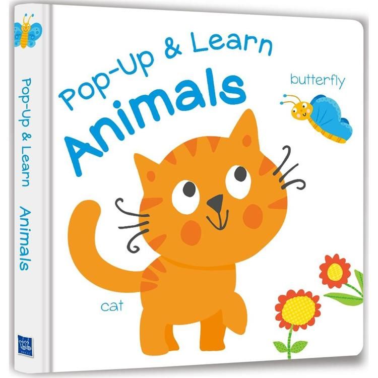  Pop－Up & Learn Animals（可愛互動立體書：驚奇動物）（附美籍教師朗讀音檔）【Listen & Learn Series】