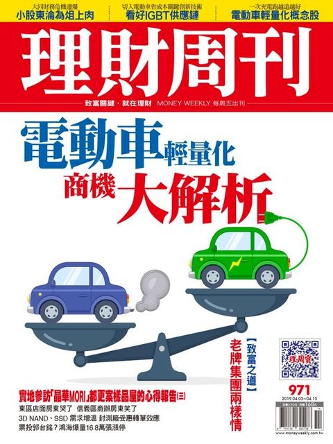 理財周刊971期：電動車輕量化 商機大解析(Kobo/電子書)