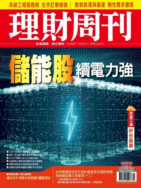 理財周刊1177期：儲能股 續電力強(Kobo/電子書)