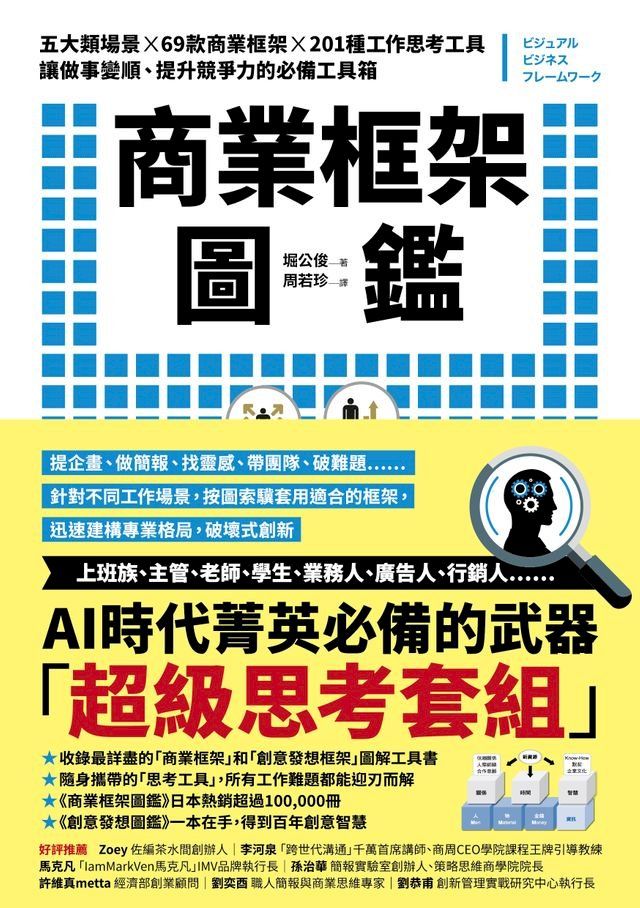  商業框架圖鑑╳創意發想圖鑑【二合一超級思維套組】(Kobo/電子書)