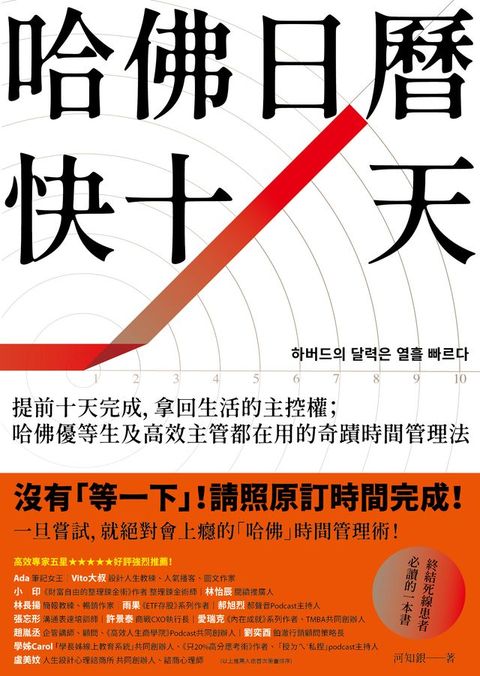 哈佛日曆快十天：提前十天完成，拿回生活的主控權；哈佛優等生及高效主管都在用的奇蹟時間管理法(Kobo/電子書)