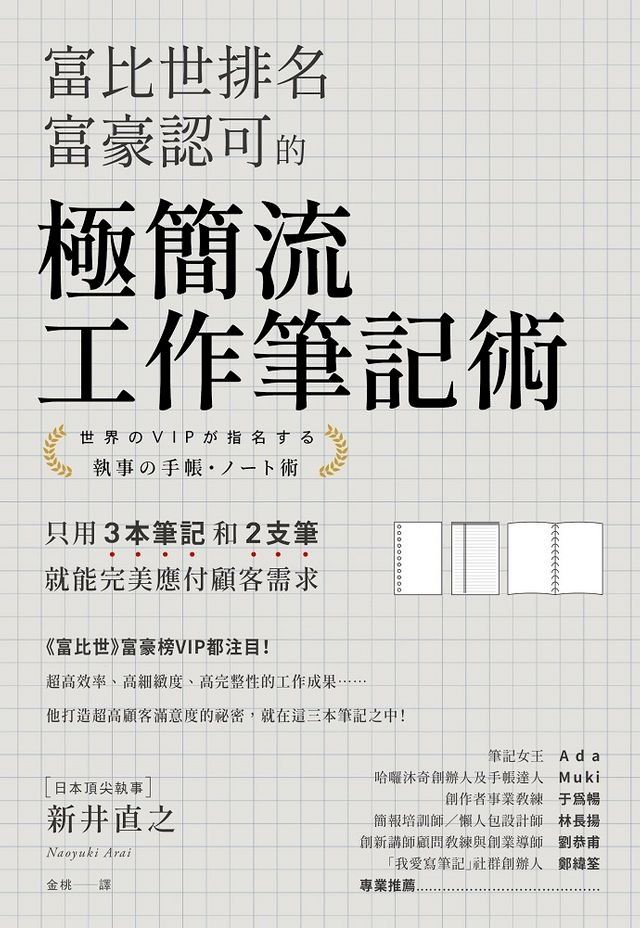  富比世排名富豪認可的極簡流工作筆記術(Kobo/電子書)