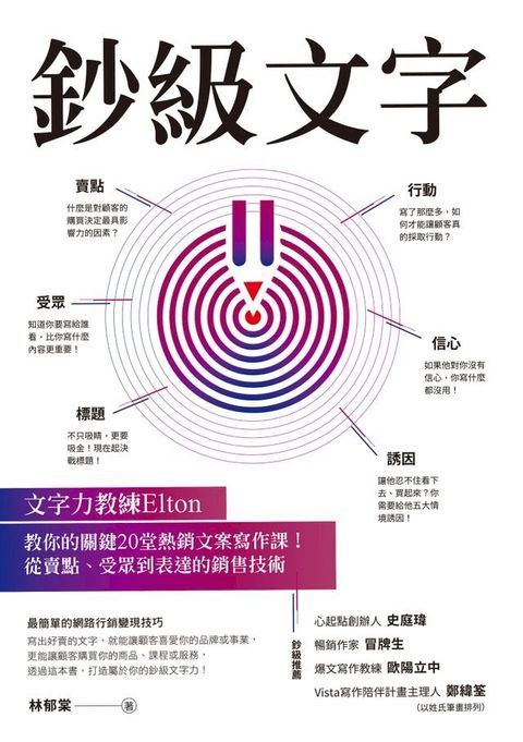 鈔級文字：文字力教練Elton教你的關鍵20堂熱銷文案寫作課！從賣點、受眾到表達的銷售技術(Kobo/電子書)