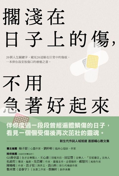 擱淺在日子上的傷，不用急著好起來