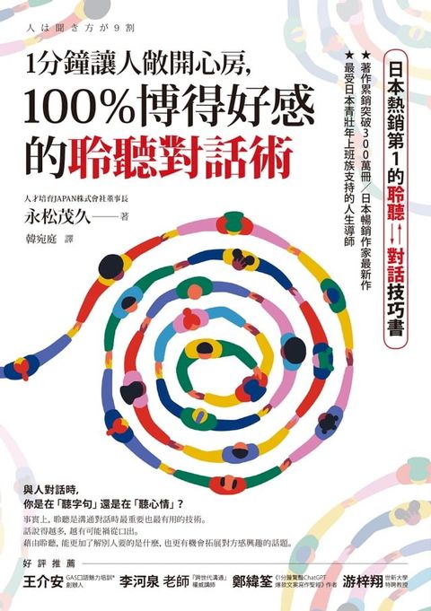 1分鐘讓人敞開心房，100％博得好感的聆聽對話術(Kobo/電子書)