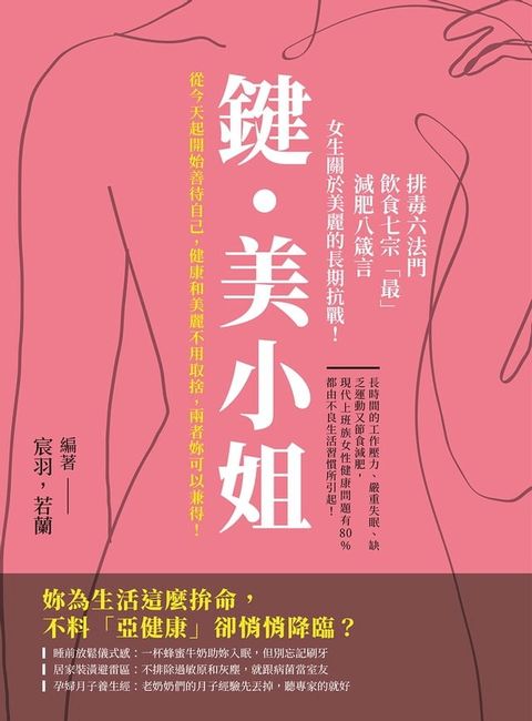 鍵・美小姐：排毒六法門×飲食七宗「最」×減肥八箴言，女生關於美麗的長期抗戰！