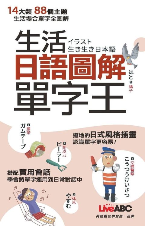 生活日語圖解單字王 (口袋書)(Kobo/電子書)