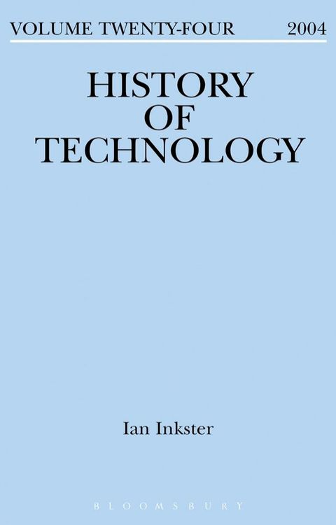 History of Technology Volume 24(Kobo/電子書)