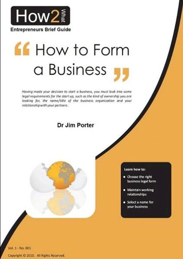  How to Form a Business(Kobo/電子書)