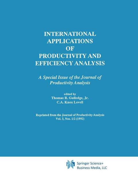 International Applications of Productivity and Efficiency Analysis(Kobo/電子書)