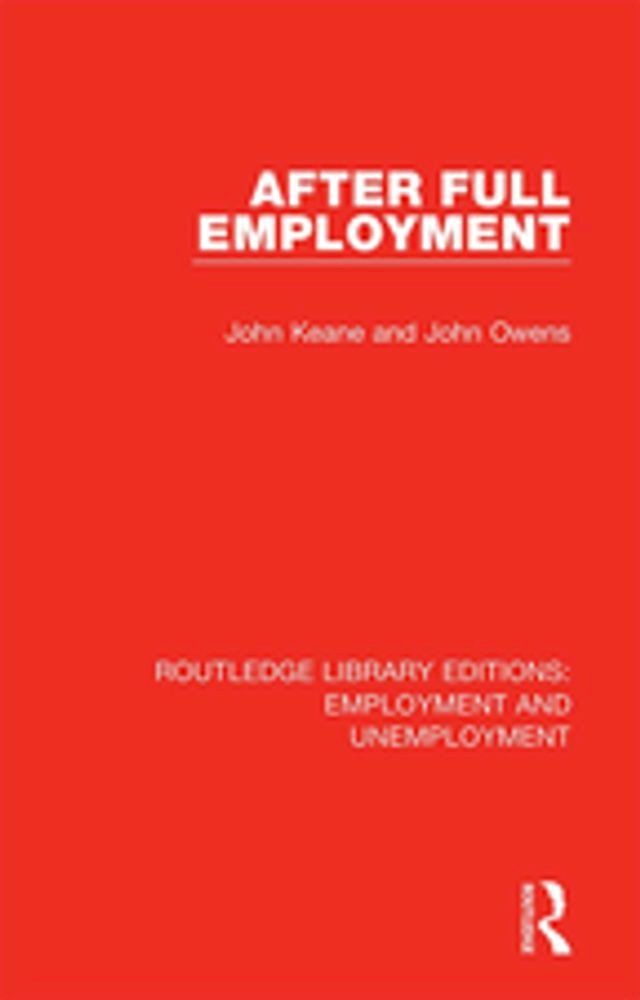  After Full Employment(Kobo/電子書)