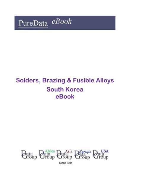 Solders, Brazing & Fusible Alloys in South Korea(Kobo/電子書)