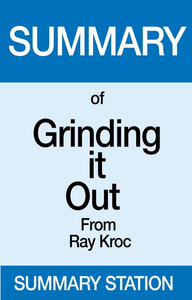  Grinding it Out  Summary(Kobo/電子書)