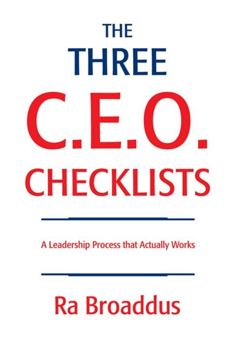 The Three C.E.O. Checklists(Kobo/電子書)