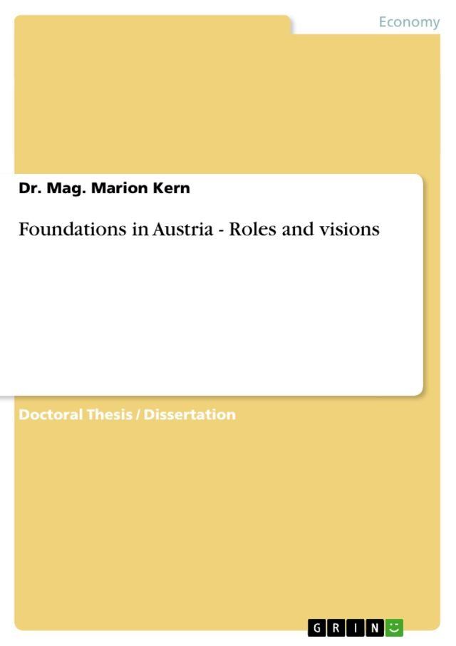  Foundations in Austria - Roles and visions(Kobo/電子書)