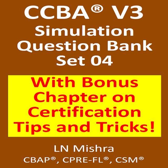  CCBA V3 -Simulation Test-Set-04(Kobo/電子書)