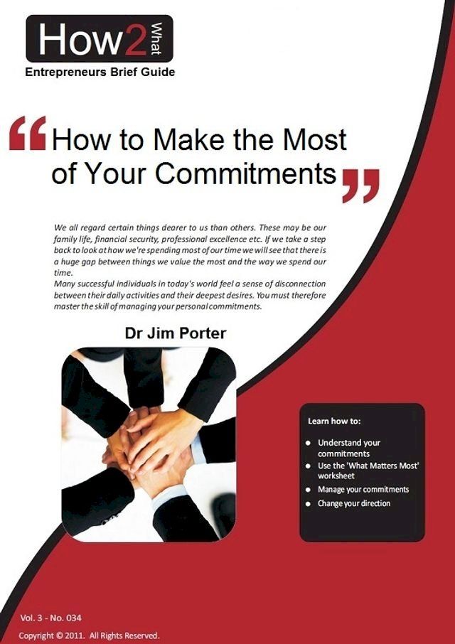  How to Make Most of Your Commitments(Kobo/電子書)