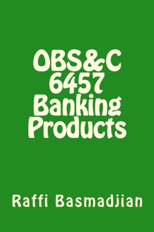  OBS&C 6457 Banking Products(Kobo/電子書)