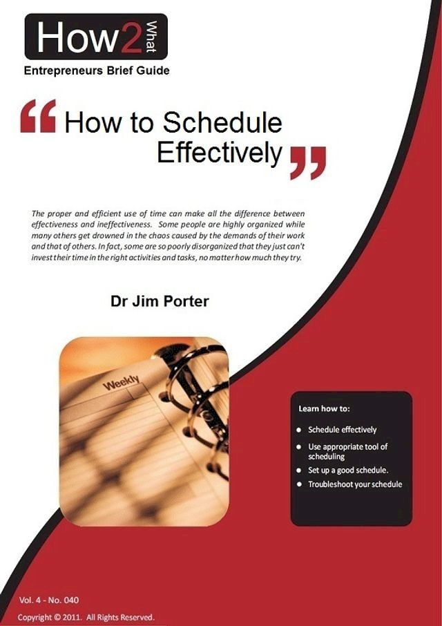  How to Schedule Effectively(Kobo/電子書)