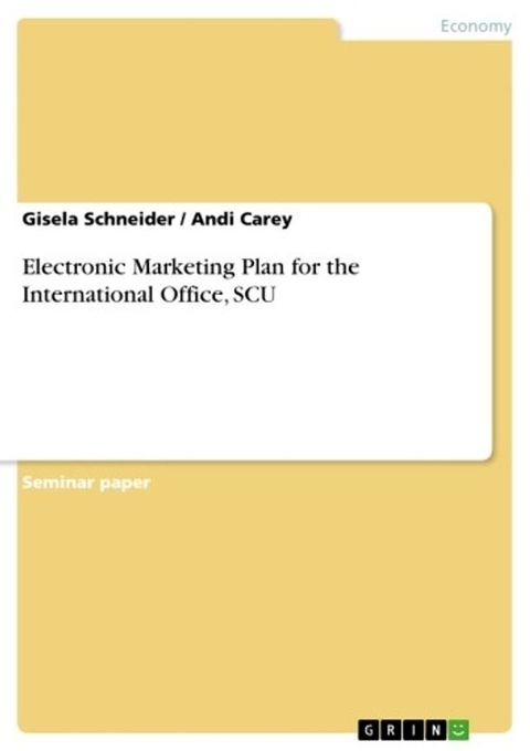 Electronic Marketing Plan for the International Office, SCU(Kobo/電子書)