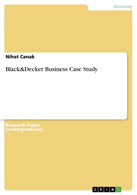 Black&Decker Business Case Study(Kobo/電子書)