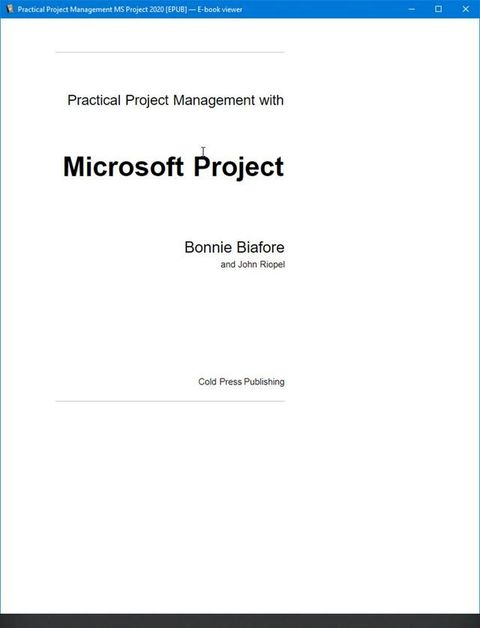 Practical Project Management with Microsoft Project(Kobo/電子書)