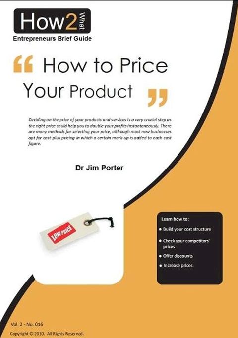 How to Price Your Products and Services(Kobo/電子書)