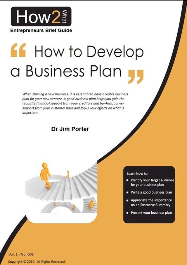  How to Develop a Business Plan(Kobo/電子書)