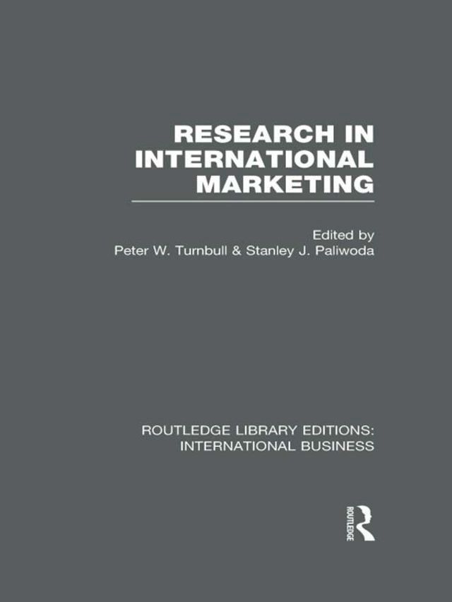  Research in International Marketing (RLE International Business)(Kobo/電子書)