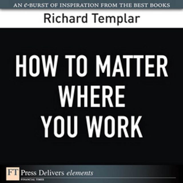  How to Matter Where You Work(Kobo/電子書)