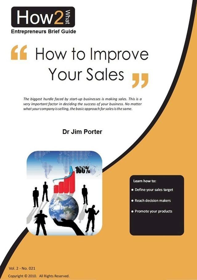  How to Improve Your Sales(Kobo/電子書)