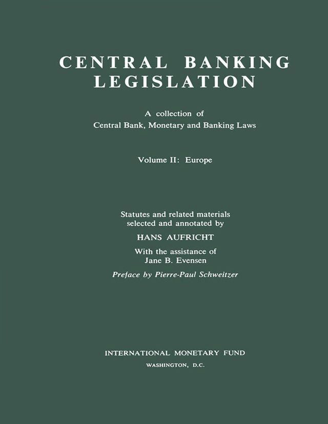  Central Banking Legislation Volume 2(Kobo/電子書)