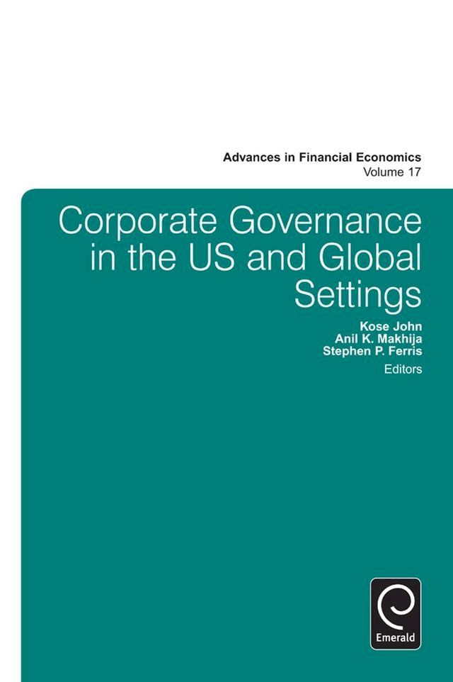  Corporate Governance in the US and Global Settings(Kobo/電子書)