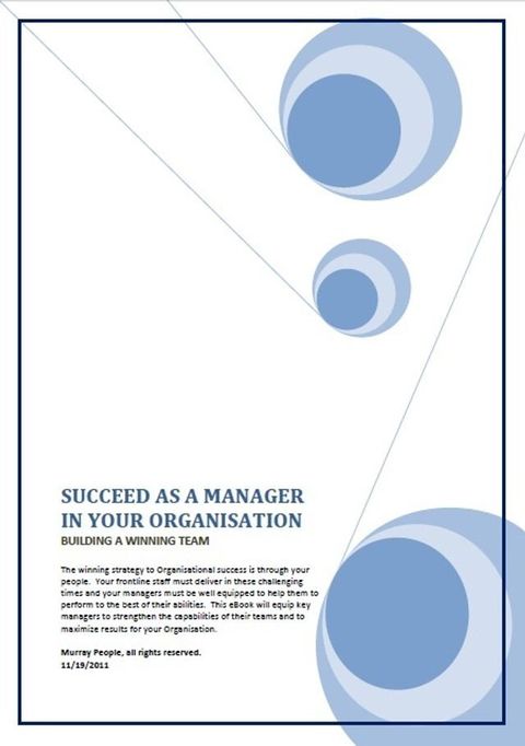 Succeed as a Manager in your Organisation - Building a Winning Team(Kobo/電子書)