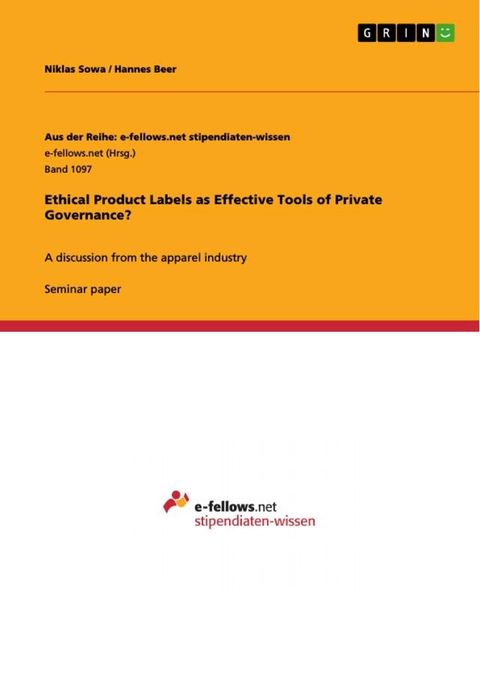 Ethical Product Labels as Effective Tools of Private Governance?(Kobo/電子書)