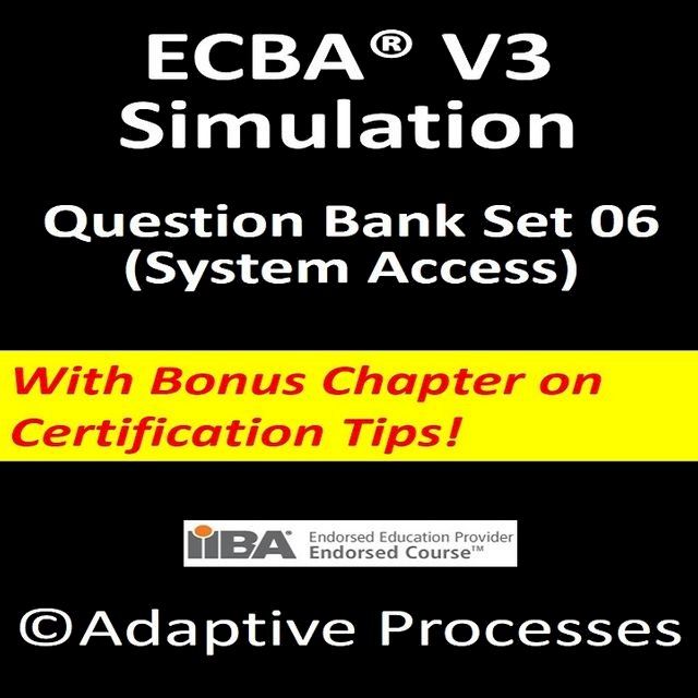  ECBA V3-Simulation test - Set 6(Kobo/電子書)