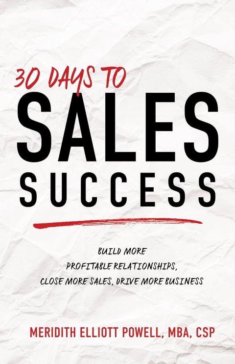 30 Days to Sales Success(Kobo/電子書)