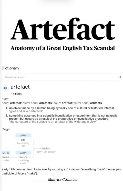 Artefact: Anatomy of a Great English Tax Scandal(Kobo/電子書)