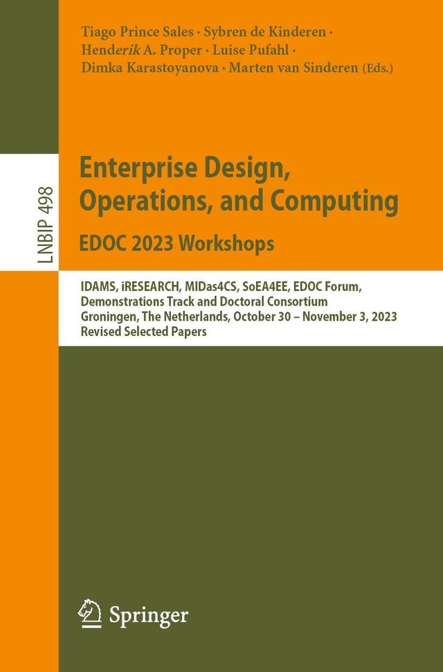  Enterprise Design, Operations, and Computing. EDOC 2023 Workshops(Kobo/電子書)