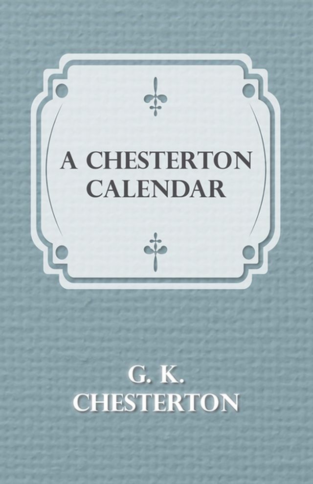  A Chesterton Calendar(Kobo/電子書)