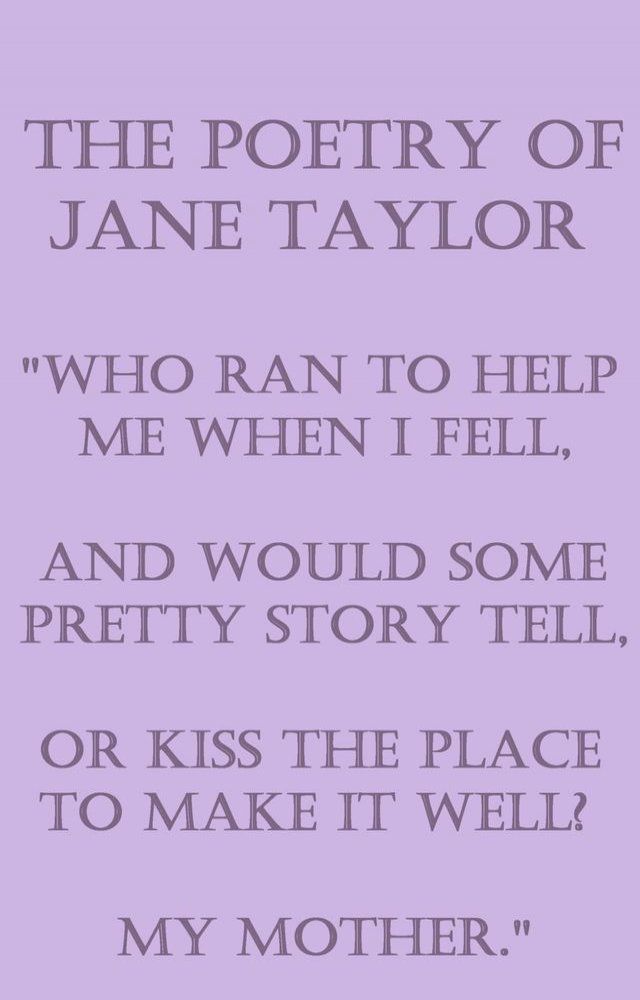  The Poetry Of Jane Taylor(Kobo/電子書)