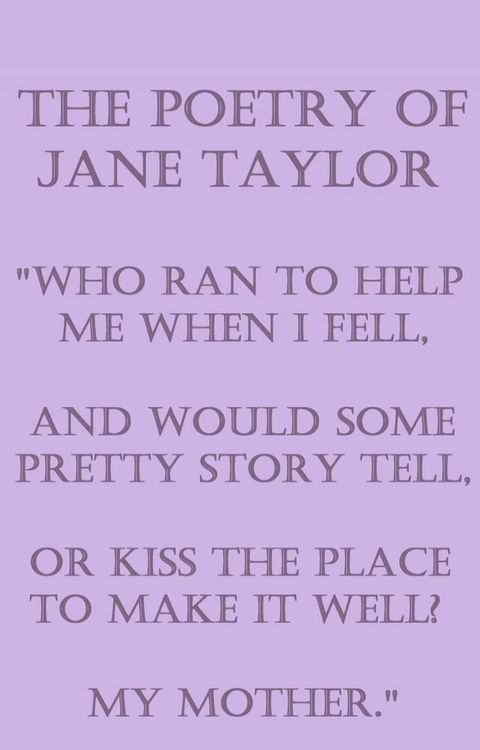 The Poetry Of Jane Taylor(Kobo/電子書)