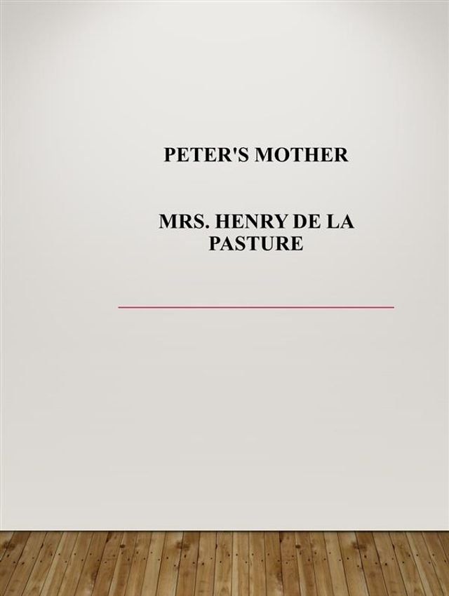  Peter's Mother(Kobo/電子書)