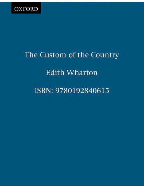 The Custom of the Country(Kobo/電子書)