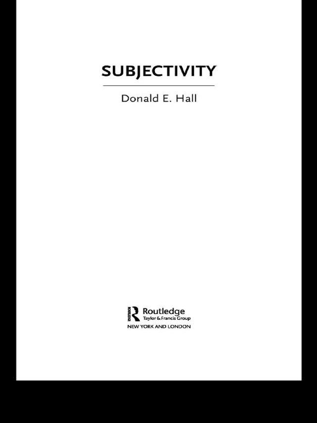  Subjectivity(Kobo/電子書)