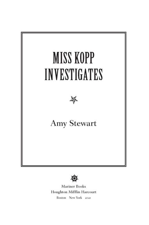 Miss Kopp Investigates(Kobo/電子書)